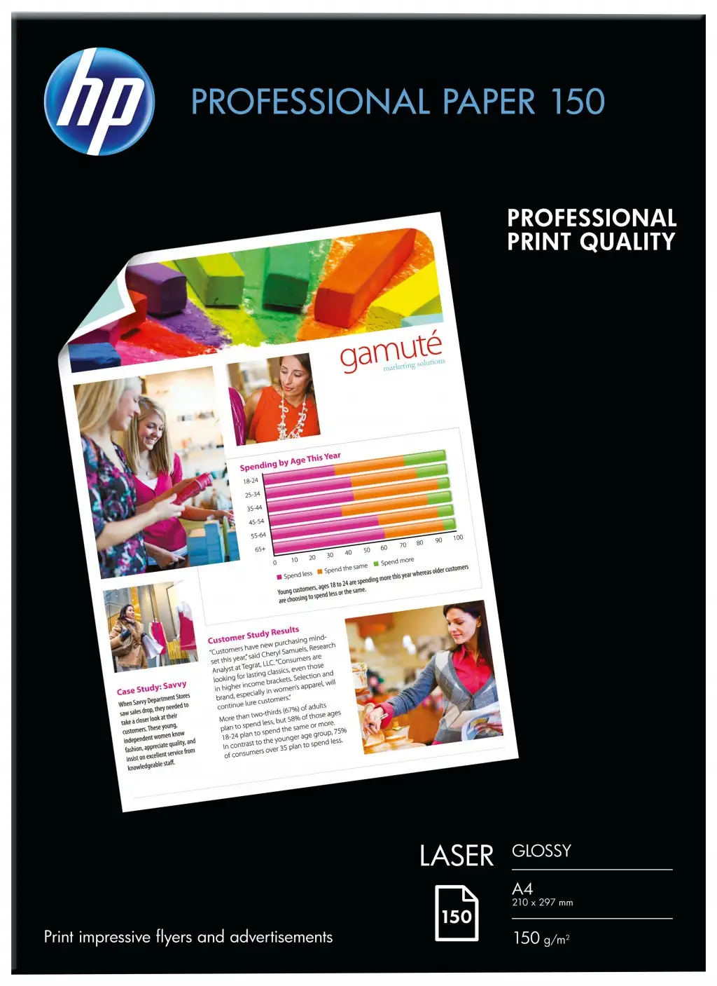 HP Professional Glossy Laser Paper A4