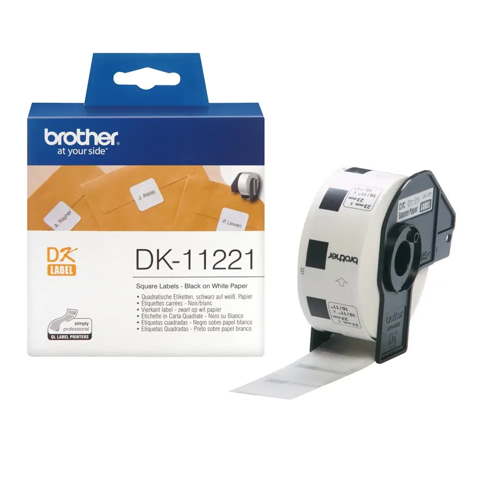 BROTHER DK11221 quadratic labels