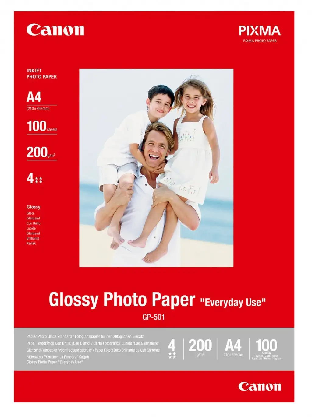 CANON GP-501 photo paper glossy A4 100Bl