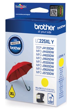 BROTHER LC225XLY ink yellow 1200pages
