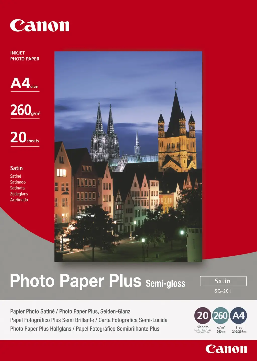 CANON SG-201 photopaper A4 20pages