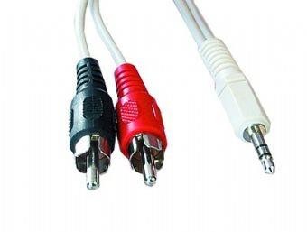CABLE AUDIO 3.5MM TO 2RCA 10M/CCA-458-10M GEMBIRD