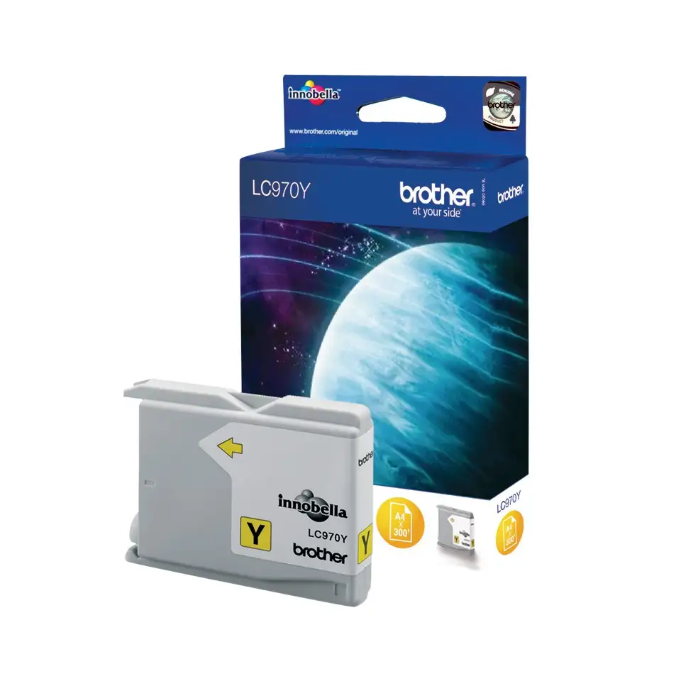 BROTHER LC970Y Ink yellow 300pages