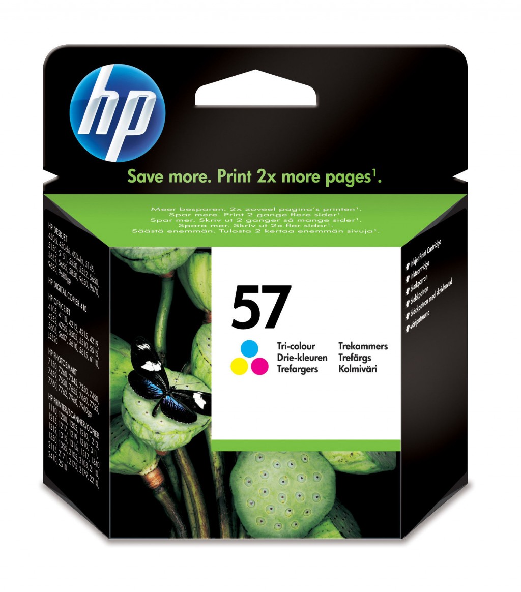 HP 57 Tri-color Original Ink Cartridge