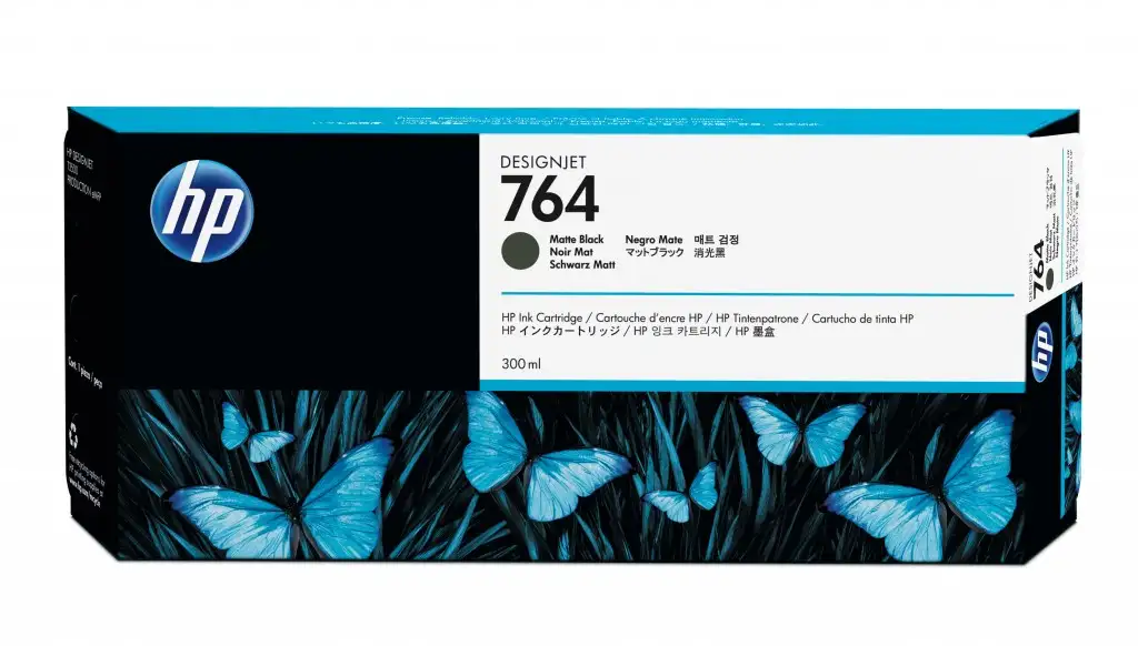 HP 764 300ml Matte Blank Ink Cartridge D