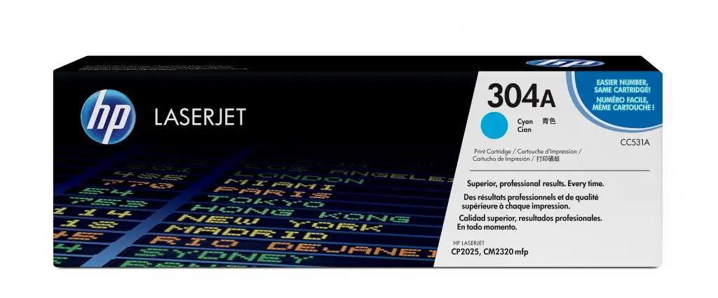 HP Toner CC531A cyan HV ColorSphere