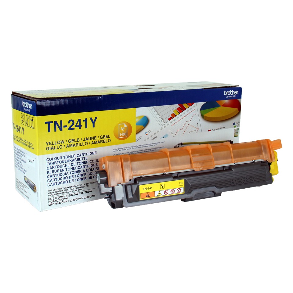 BROTHER TN241C Toner yellow 1400 pages