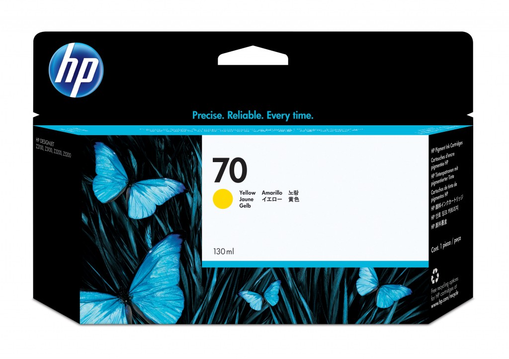 HP 70 ink yellow 130 ml Vivera