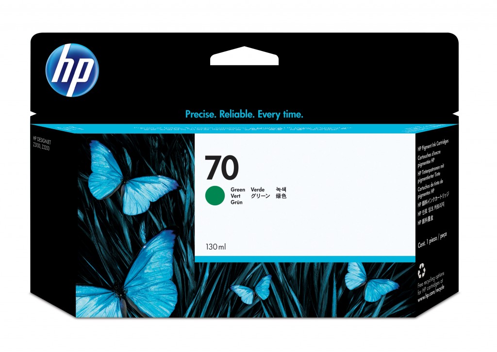 HP 70 ink green 130ml Vivera