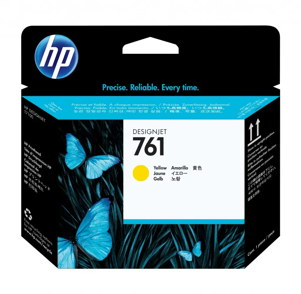 HP 761 Yellow DesignJet Printhead trükipea Värvisublimatsioon