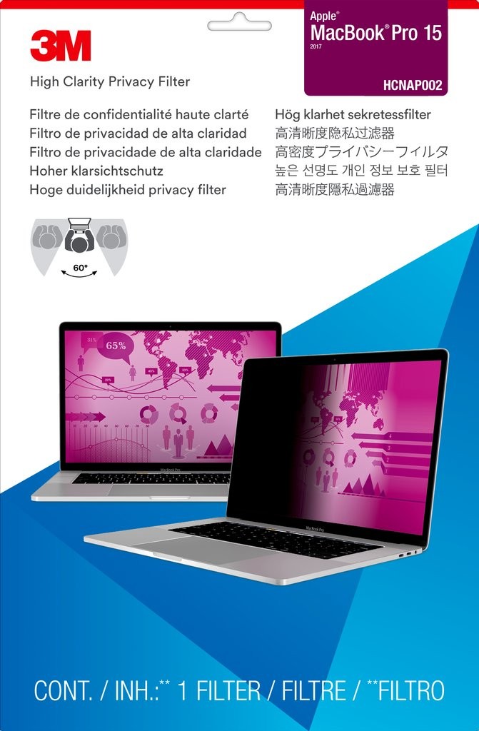 3M 7100138399 privaatsusfilter ekraanile Raamideta ekraani privaatsusfilter 39,1 cm (15.4")