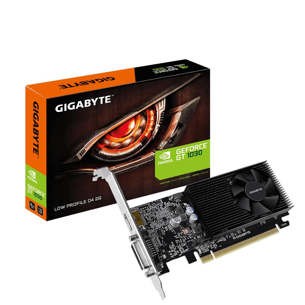 Gigabyte GV-N1030D4-2GL graafikakaart NVIDIA GeForce GT 1030 2 GB GDDR4