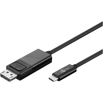 Goobay | USB-C male | DisplayPort male | USB-C- DisplayPort adapter cable (4k 60 Hz) | USB-C to DP | 1.2 m