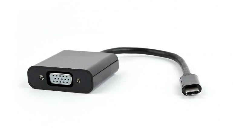 I/O ADAPTER USB-C TO VGA/BLIST/AB-CM-VGAF-01 GEMBIRD