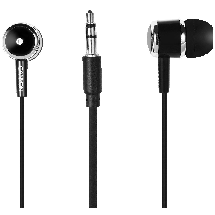 CANYON headphones EPM-01 Mic 1.2m Black