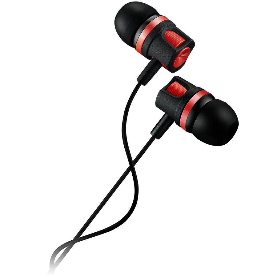 CANYON headphones EP-3 Mic 1.2m Red