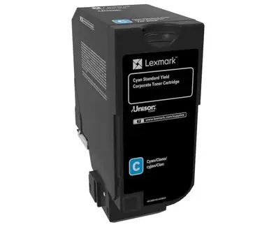 Lexmark Corporate | 74C2SCE | Laser Toner Cartridge | Cyan