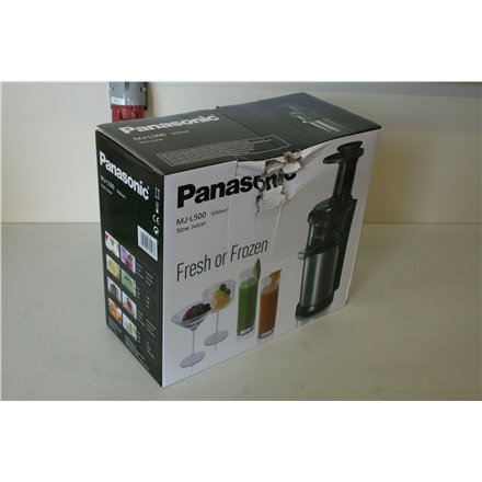 SALE OUT. Panasonic MJ-L500SXE Slow Juicer Panasonic Slow Juicer MJ-L500SXE  Centrifugal juicer, Silver, 150