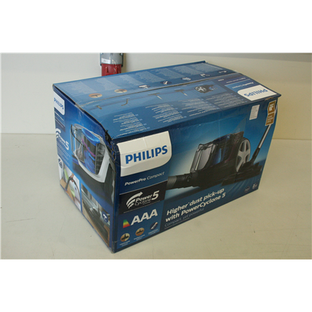 SALE OUT. | Philips | Vacuum cleaner | PowerPro Compact FC9333/09 | Bagless | Power 650 W | Dust capacity 1.5 L | Purple | DAMAGED PACKAGING