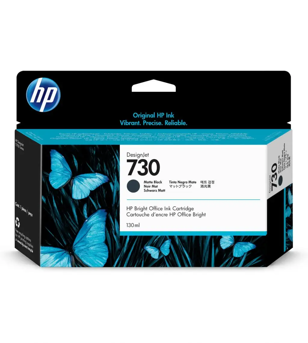 HP 730 130-ml Matte Black DesignJet Ink Cartridge