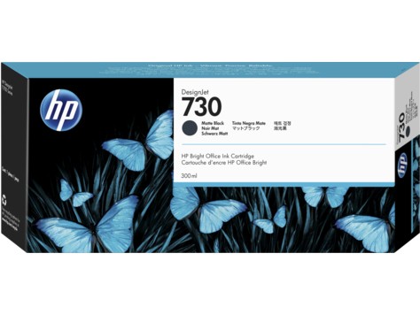 HP 730 300-ml Matte Black DesignJet Ink Cartridge