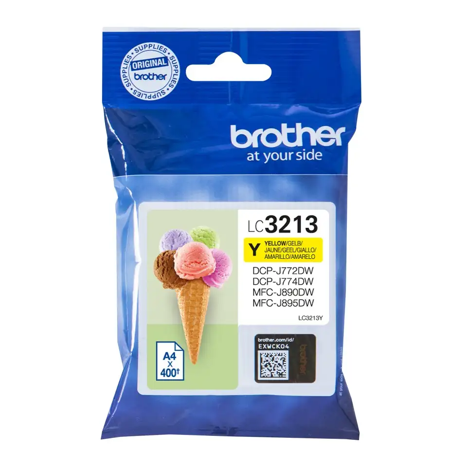 Brother LC3213Y tindikassett 1 tk Originaal Kollane