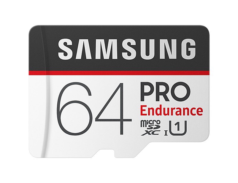 Samsung PRO Endurance 64 GB, MicroSDXC, Flash memory class 10, Adapter