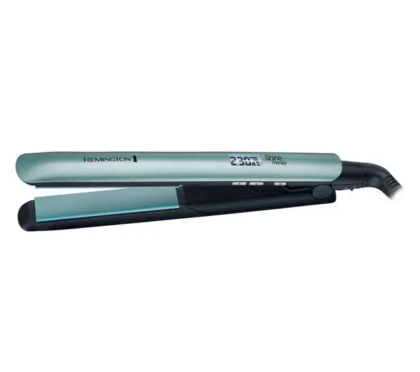 Remington | Hair Straightener | S8500 Shine Therapy | Ceramic heating system | Display Yes | Temperature (max) 230 °C | Number of heating levels 9 | Silver