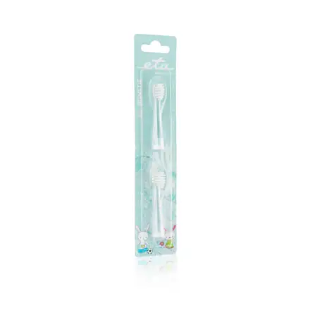 ETA | Toothbrush replacement  for ETA0710 | Heads | For kids | Number of brush heads included 2 | Number of teeth brushing modes Does not apply | White