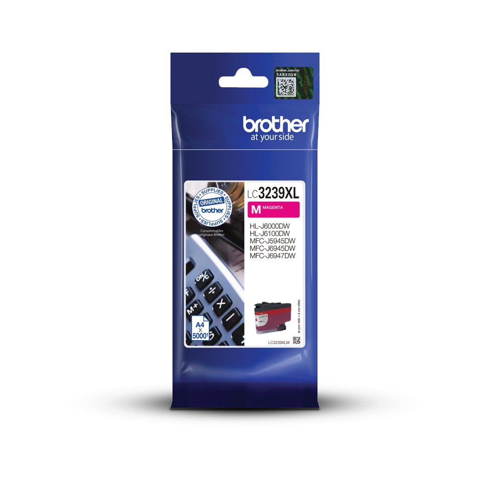 BROTHER LC3239XLM Toner Magenta 5000 pag