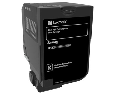Lexmark 84C2HKE toonerikassett 1 tk Originaal Must