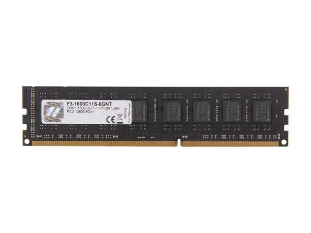MEMORY DIMM 8GB PC12800 DDR3/F3-1600C11S-8GNT G.SKILL