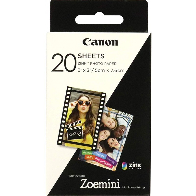 CANON ZINK PAPER ZP-2030 20 SHEETS