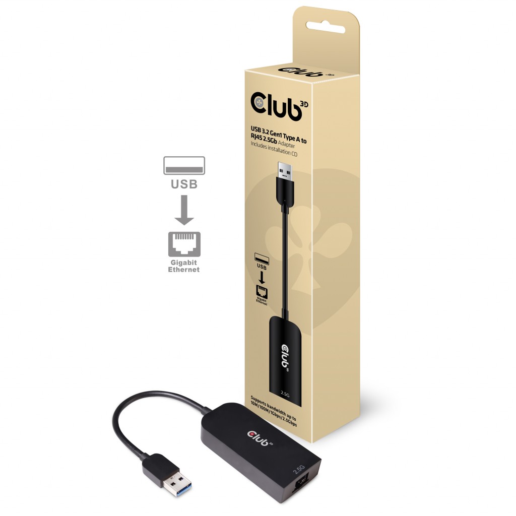 CLUB3D CAC-1420 võrgukaart Ethernet 2500 Mbit/s