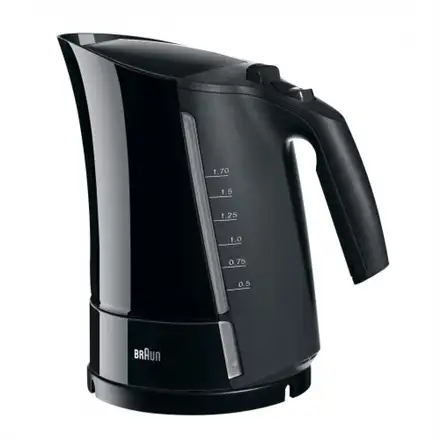 Braun | WK 300 | Standard kettle | 2200 W | 1.7 L | Plastic | 360° rotational base | Black