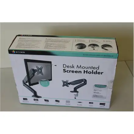 SALE OUT. ICY BOX IB-MS303-T Monitor stand with desk mounted base for a screen size up to 27" | Raidsonic | DAMAGED PACKAGING