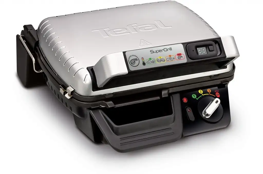 TEFAL | SuperGrill Timer Multipurpose grill | GC451B12 | Contact | 2000 W | Stainless steel