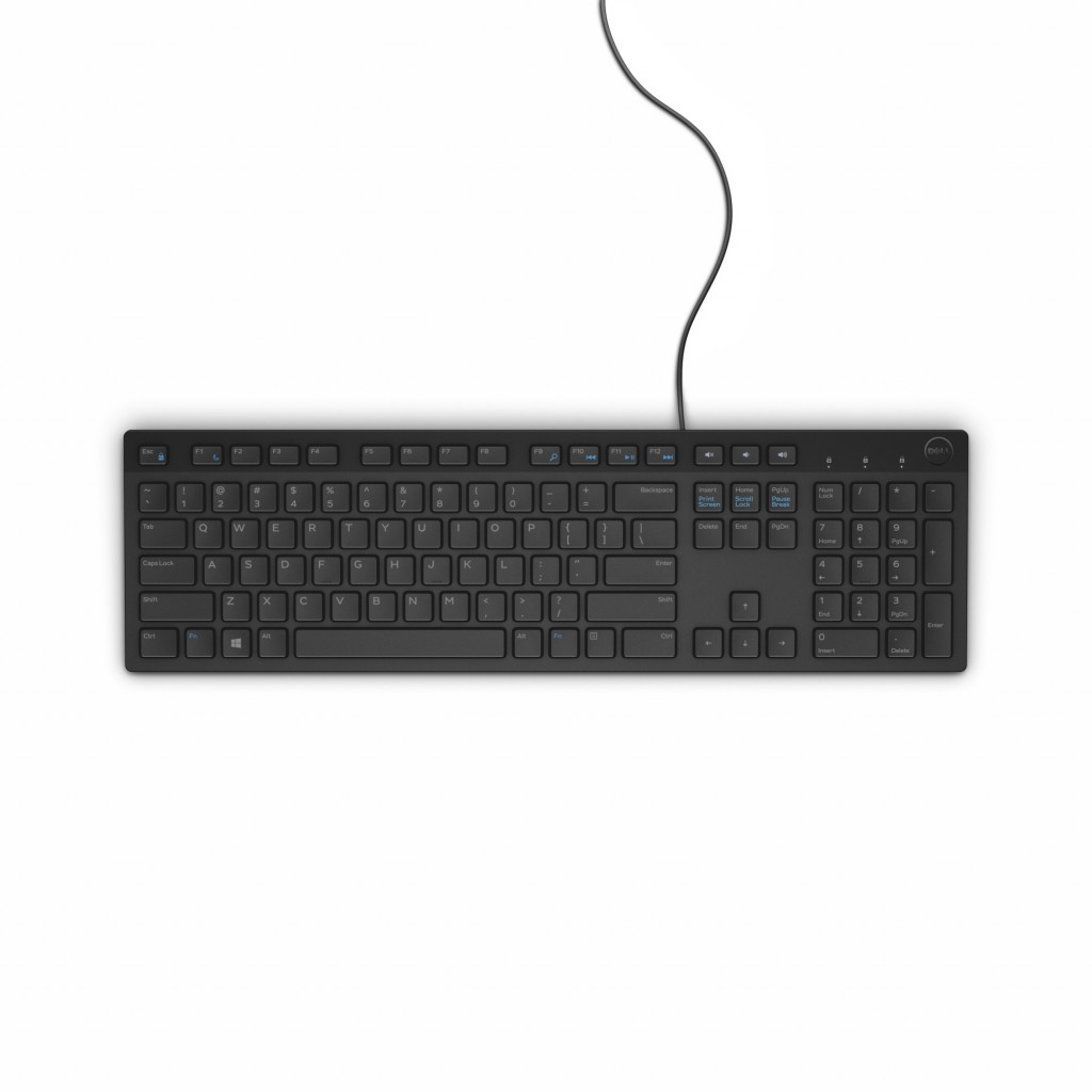 Dell | KB216 | Standard | Wired | RU | Black | 503 g | Numeric keypad