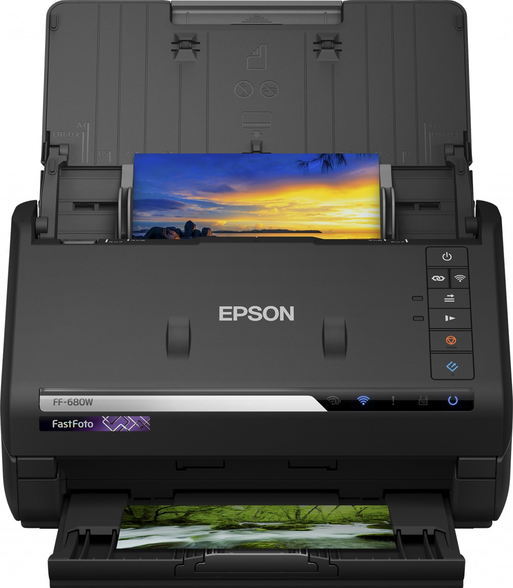 Epson FastFoto FF-680W Poogna-skänner 600 x 600 DPI A4 Must