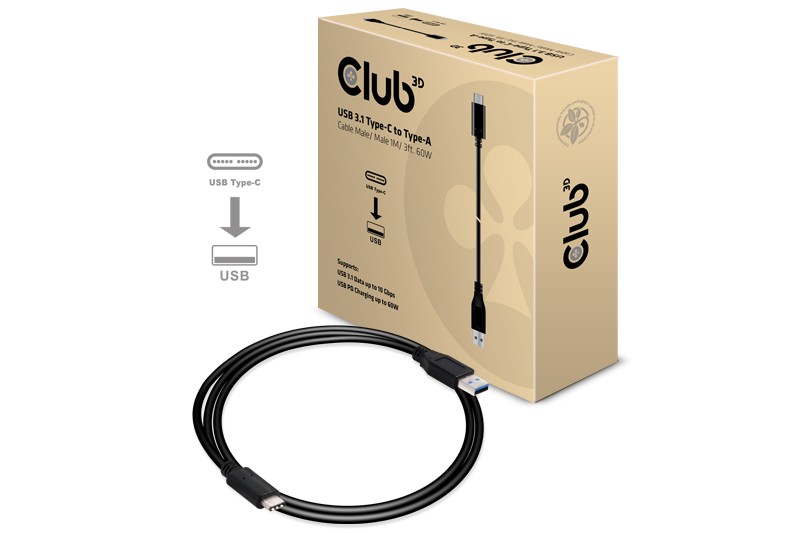 CLUB 3D USB3.0 TYPE C to USB3.0 TYPE-A
