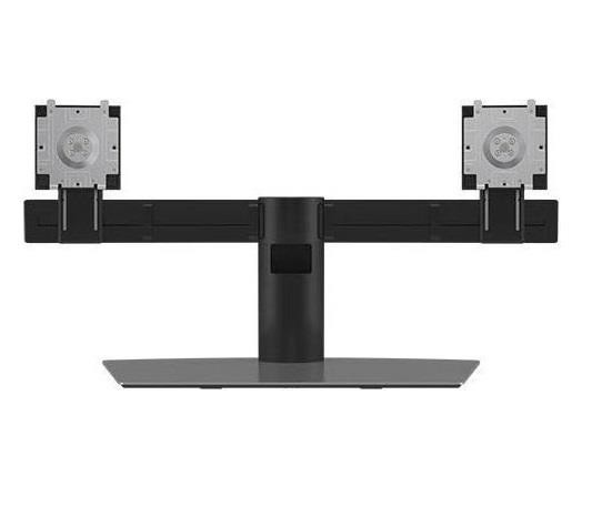 DELL Dual Monitor Stand 68,6 cm (27") Alumiinium, Must