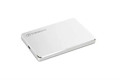 External HDD|TRANSCEND|StoreJet|1TB|USB 3.1|Colour Silver|TS1TSJ25C3S