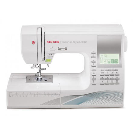 Singer | Sewing Machine | Quantum Stylist™ 9960 | Number of stitches 600 | Automatic | Number of buttonholes 13 | Power 55 W | White