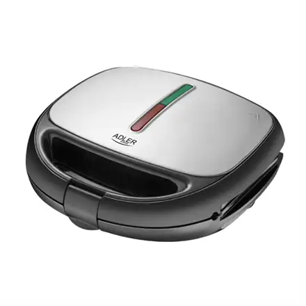 Adler | Sandwich maker | AD 3040 | 1200 W | Number of plates 5 | Number of pastry 2 | Ceramic coating | Black