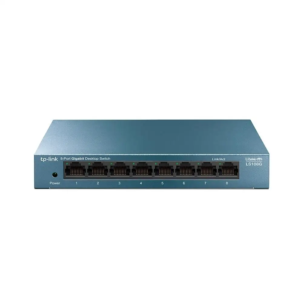 TP-Link LS108G võrgulüliti Mittejuhitav Gigabit Ethernet (10/100/1000) Sinine