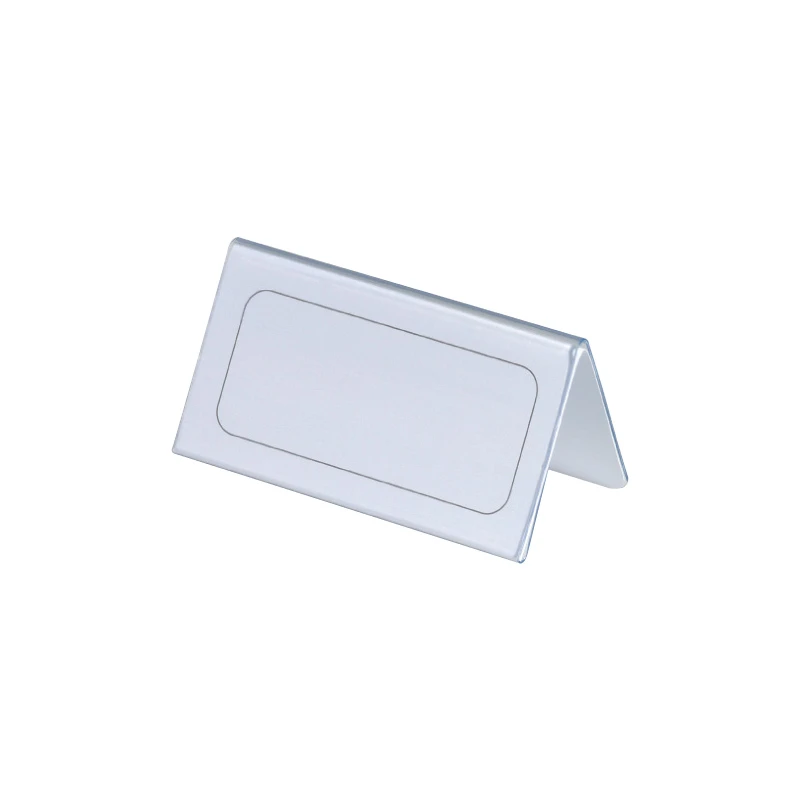 Nimesildialus lauale Durable 52/104 x 100mm, jäik PVC