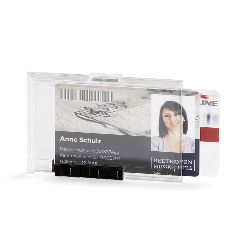 Kaardihoidja Durable Pushbox Duo, 54x87mm, 10tk