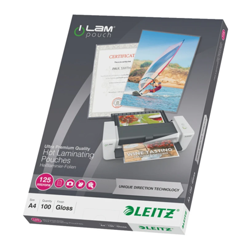 Lamineerimistaskud Leitz UDT A4, 125mic, 100tk