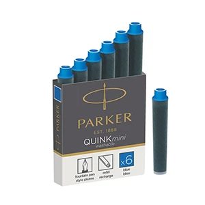 Tindiballoonid PARKER Quink, sinine 6tk/pk