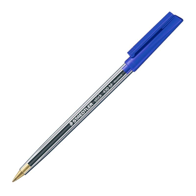 Pastapliiats Staedtler Stick 430 M 1.0mm, sinine (kogus 2 tükki)